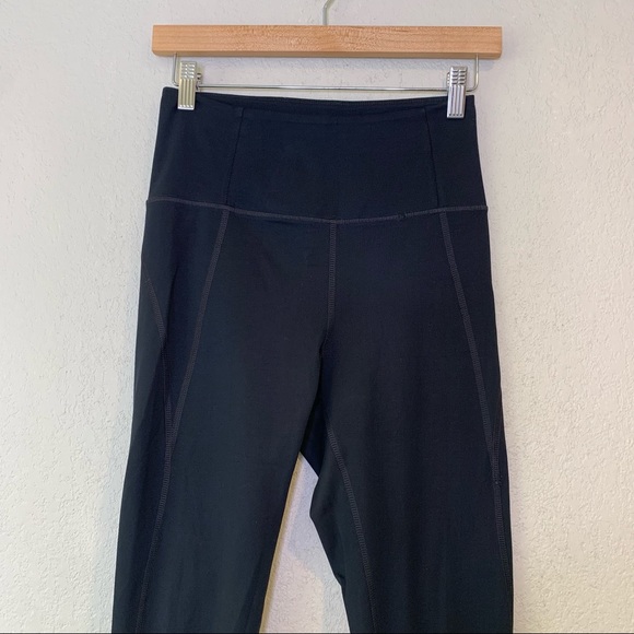 Girlfriend Collective Black Compressive High Rise Sustainable Leggings Small - Picture 4 of 9